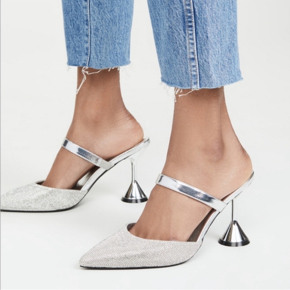 Amazing Jeffrey Campbell Zovik Pave Crystal Mules